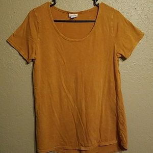 Lularoe Small Classic T Gold